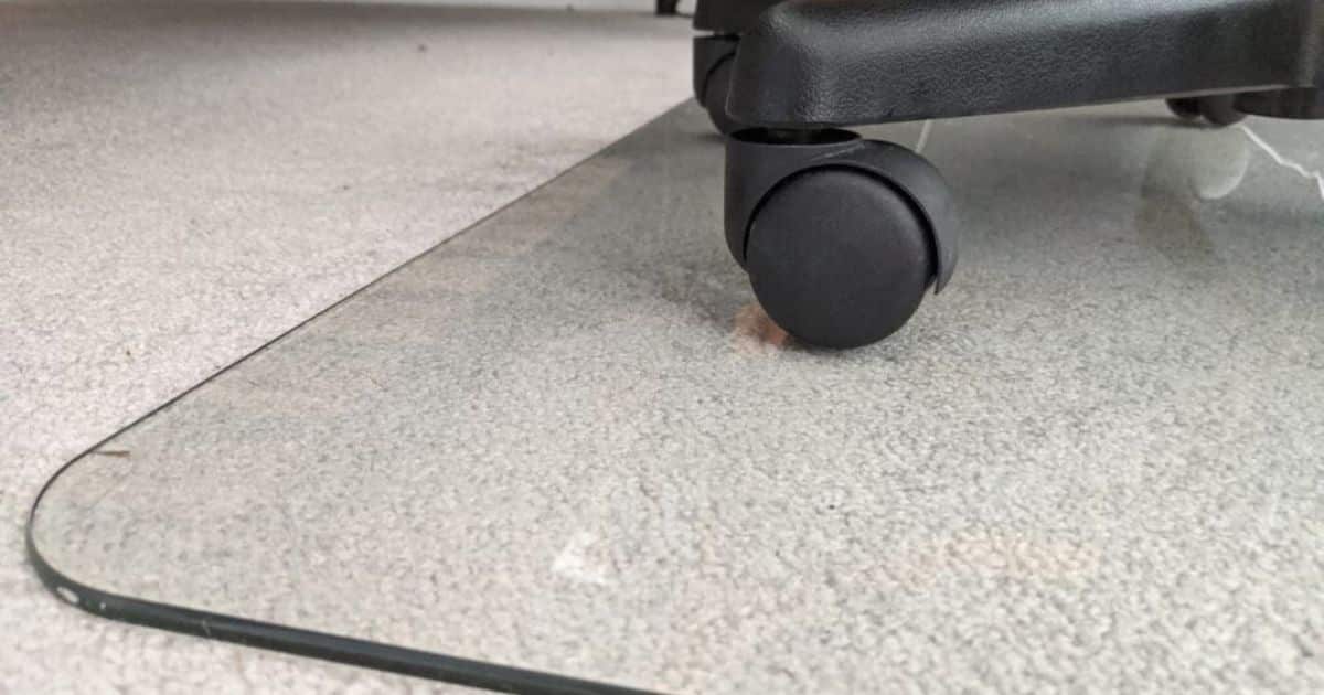 What Causes a Glass Chair Mat to Slide on Carpet?