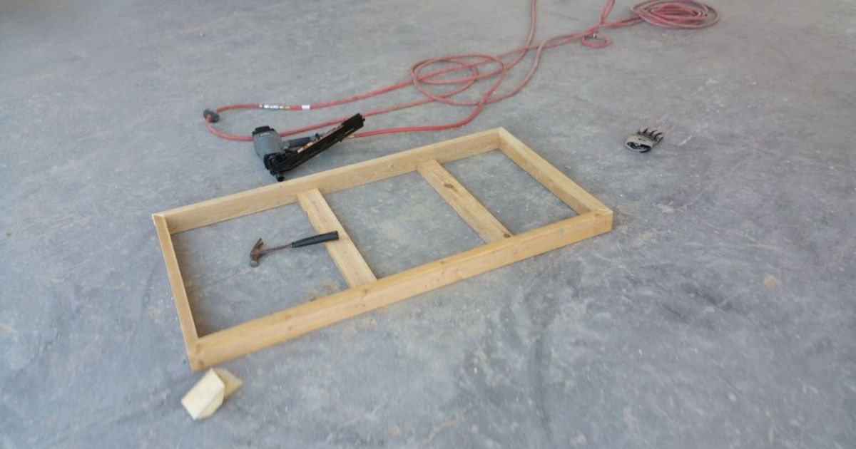 Assembling the Frame of the Coffee Table