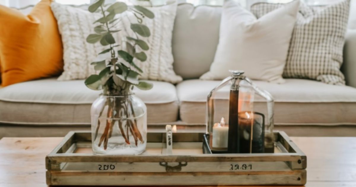 Creating a Farmhouse Vignette on Your Coffee Table