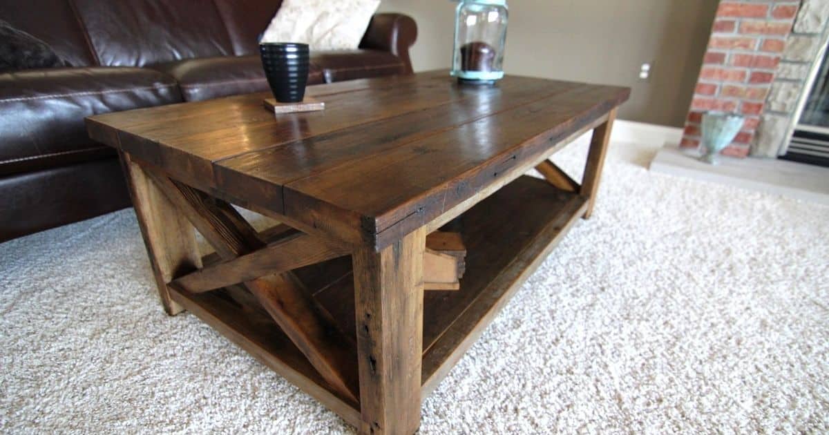 How To Attach Bottom Shelf To Coffee Table