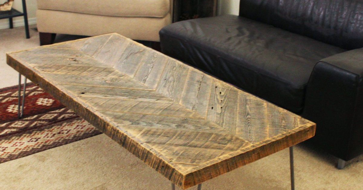 How To Build A Coffee Table From Reclaimed Wood