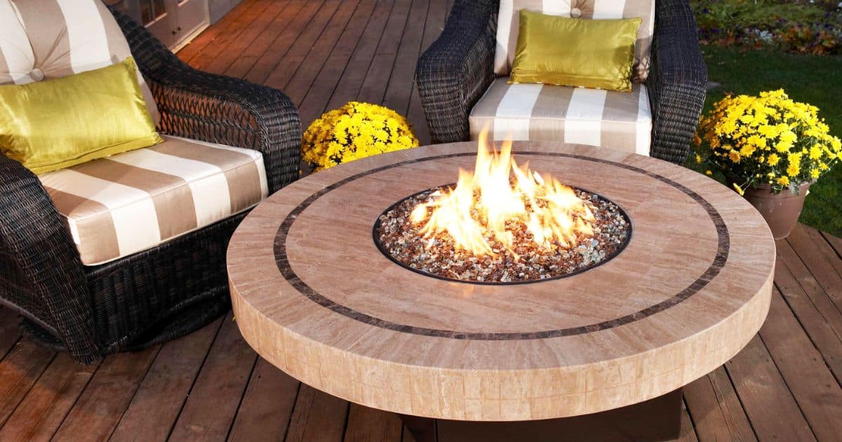 How To Build A Gas Fire Pit Coffee Table