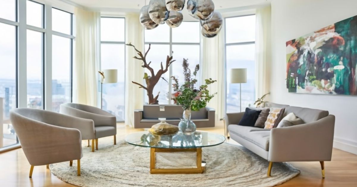 How to Decorate A Round Glass Coffee Table