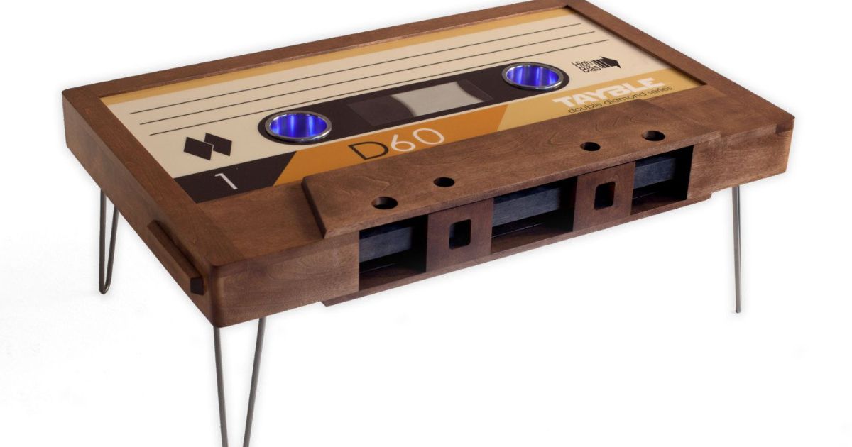 How To Make A Cassette Tape Coffee Table