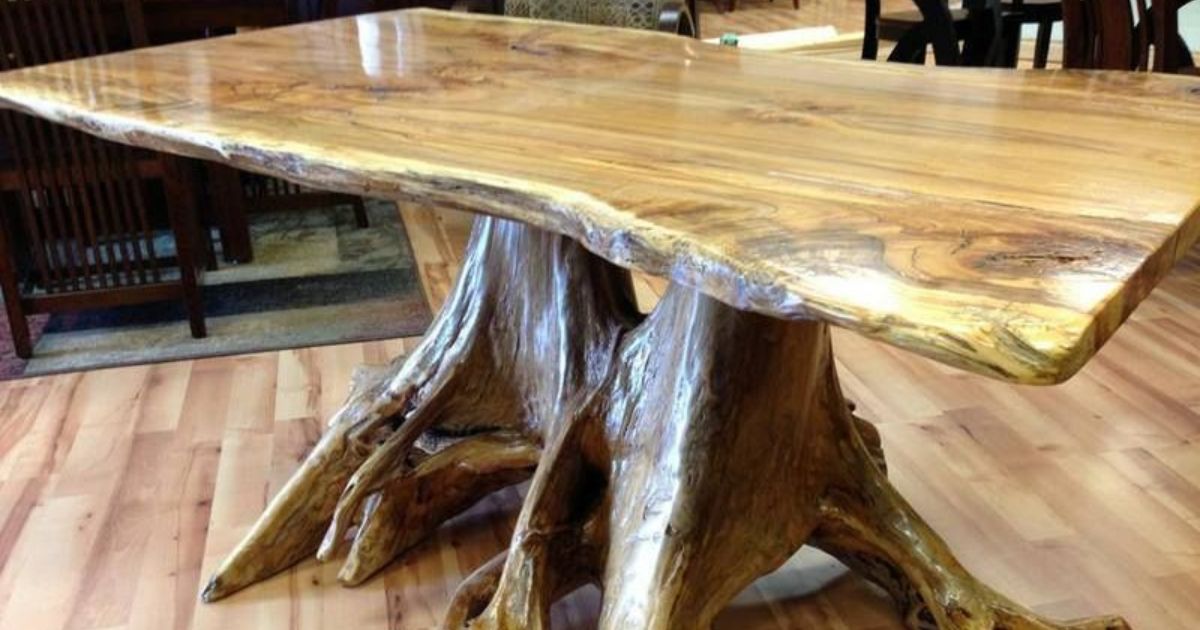 How To Make A Coffee Table From A Tree Slab