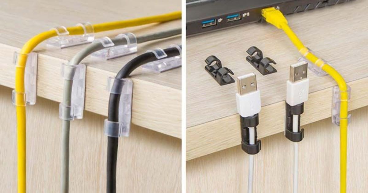 Keep Cables Tidy With an Under Desk Mount