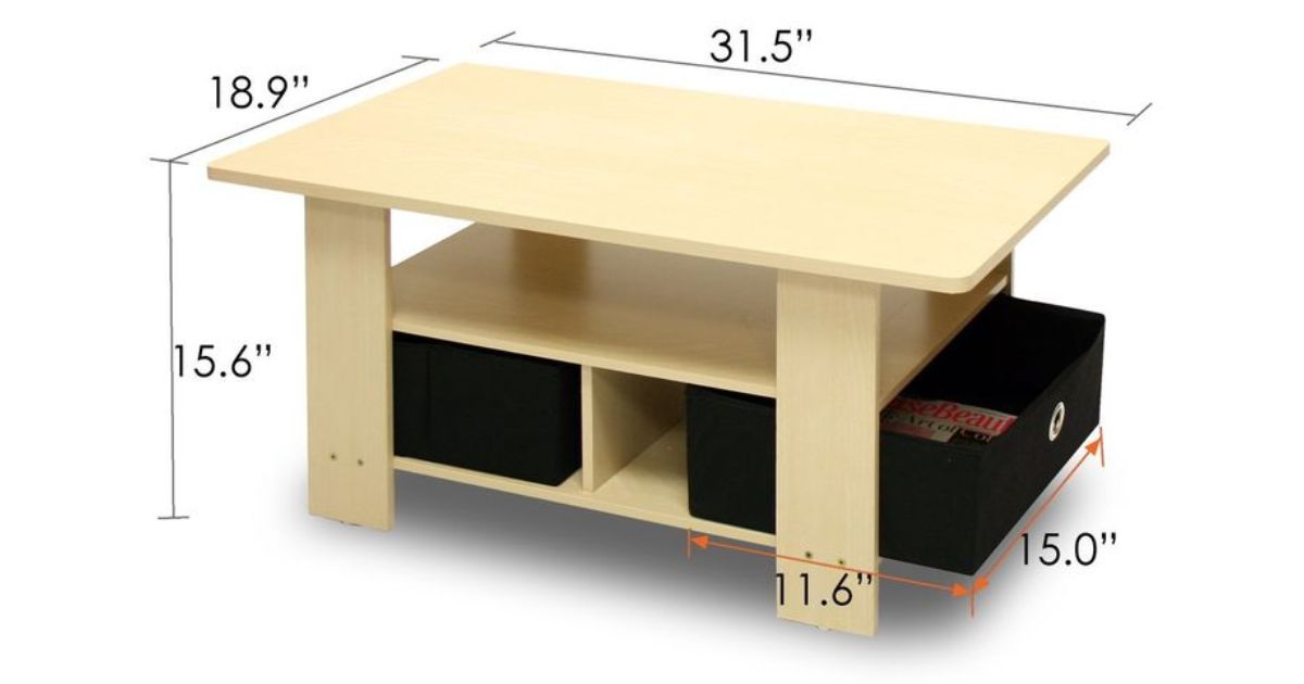 Size and Proportions of a Coffee Table